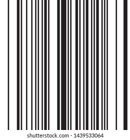 Ratio between all white lines and all black lines is 62%:38%, that is 1.6 Fibonacci ratio (the golden number)
