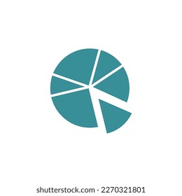 ratio graphic percentage icon design