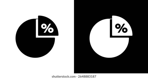 Ratio icon of a flat style vector