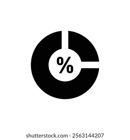 Ratio icon Isolated flat vector in outline