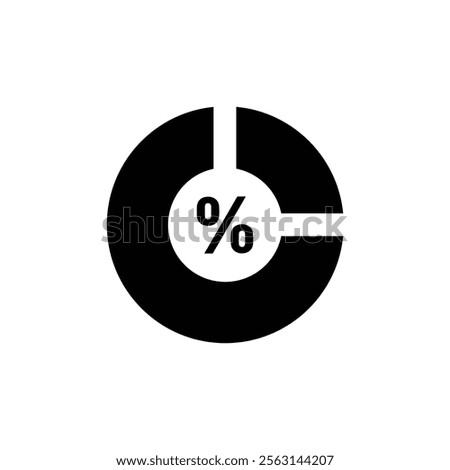 Ratio icon Isolated flat vector in outline