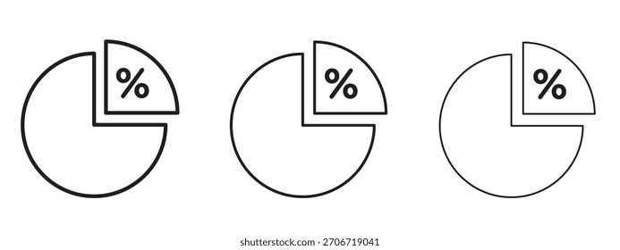 Ratio icon with outline style, vector illustration designs