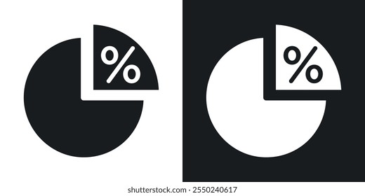 Ratio icon pack in black color.