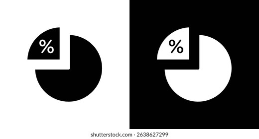 Ratio icon Vector in flat style. Collection silhouettes