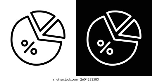 Ratio icons vectors set in stroke line style.
