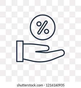 Ratio vector outline icon isolated on transparent background, high quality linear Ratio transparency concept can be used web and mobile
