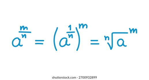 Rational Expoents Formula in Mathematics (em inglês).