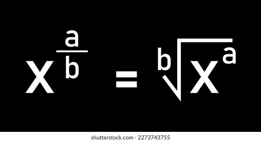 Rationale Exponente und Radikale in Mathematik.