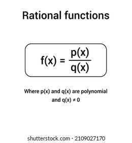 Rational Function Formula In Mathematics