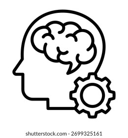 Rational Icon Line Design Vector Illustration