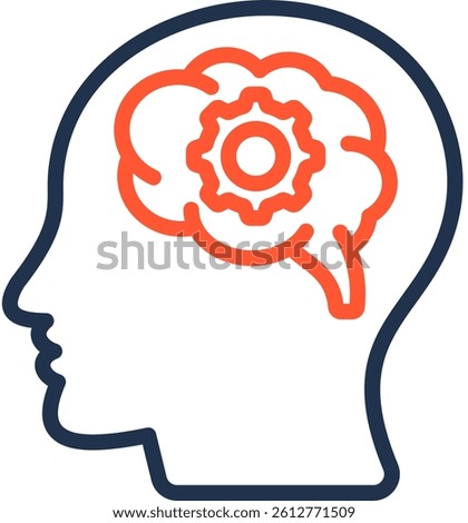 Rationality Icon Color Line Vector Illustration