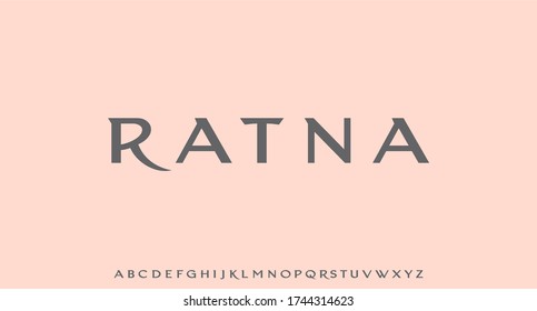 RATNA, THE LUXURY GLAMOUR AND ELEGANT FONT