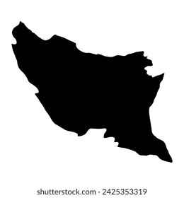 Ratnapura Distrikt Karte, administrative Division von Sri Lanka. Vektorgrafik.