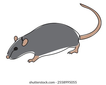 Rats in the form of continuous lines and can be edited later.