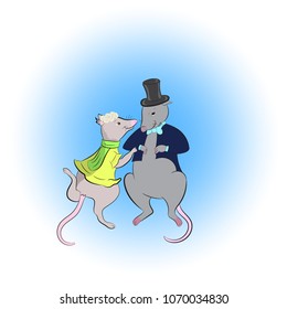 rats go for a walk