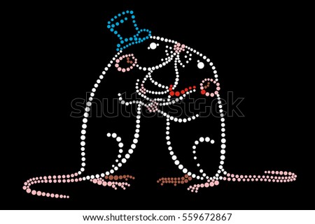 Similar – Image, Stock Photo Rubber worms: Santa Claus