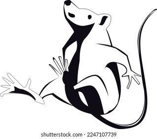 rats are plunging with grace
