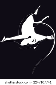 rats are plunging with grace