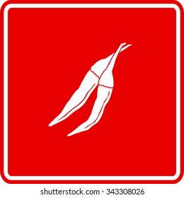 rat's tail chili peppers sign