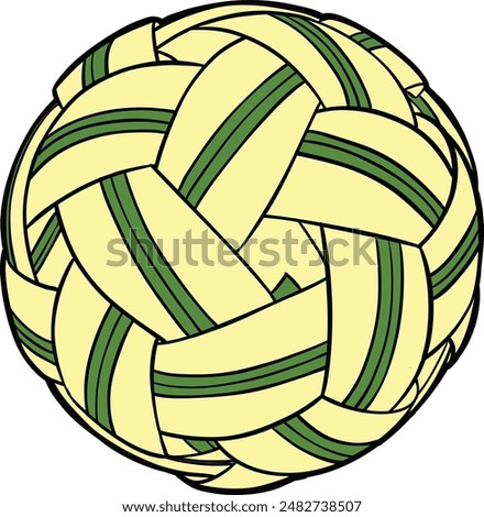 rattan ball sepak takraw sport equipment 