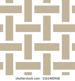 Rattan Brown Seamless Pattern Vector