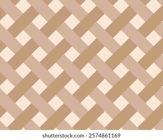 Rattan seamless pattern. Texture of the weave. Vector illustration.