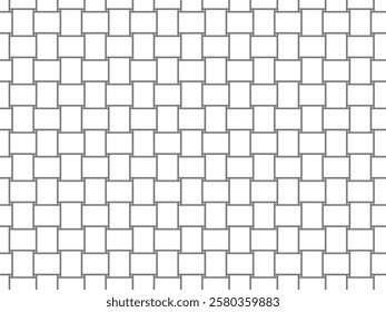 Rattan seamless pattern. Texture of the weave. Vector illustration. 