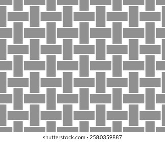 Rattan seamless pattern. Texture of the weave. Vector illustration. 