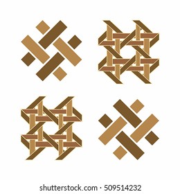 rattan texture logo