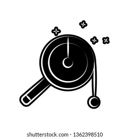 Rattle drum icon. Element of dia de muertos for mobile concept and web apps icon. Glyph, flat icon for website design and development, app development