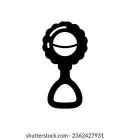 Rattle Symbol in Vektorgrafik. Illustration
