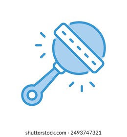 Rattle icon vector stock illustration