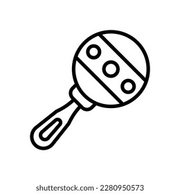 icono de rattle para tu diseño de sitio web, logotipo, aplicación, interfaz de usuario.