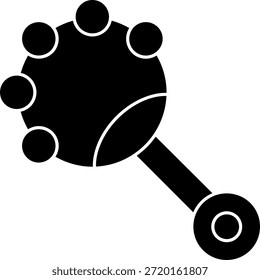 Design de ícone de vetor de Linha Rattle