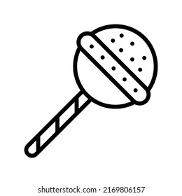 Rattle pop Isolated Vector icon which can easily modify or edit

