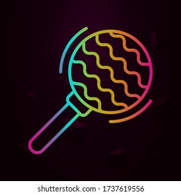 Rattle, toy nolan icon Simple thin line, outline vector of Maternity icons for ui and ux, website or mobile application