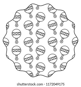 rattle toy pattern design