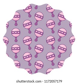 rattle toy pattern design
