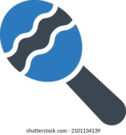 rattle Vector illustration on a transparent background. Premium quality symbols. Glyphs  vector icon for concept and graphic design.