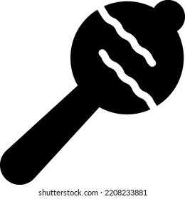 rattle  Vector illustration on a transparent background. Premium quality symbols. Glyphs vector icons for concept and graphic design. 
