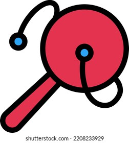 rattle Vector illustration on a transparent background.Premium quality symbols.Stroke vector icons for concept and graphic design.