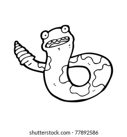 rattlesnake cartoon