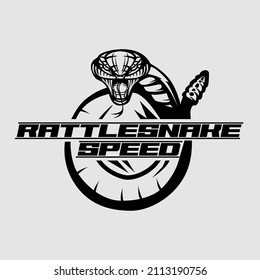 rattlesnake mascot logo ,illustration snake vetor