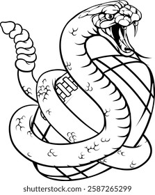 A rattlesnake snake American football sports team cartoon animal mascot