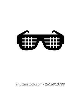 Rave Glasses with Grid Lines Icon
