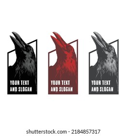 raven or crow art style