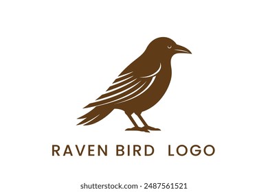  Raven Crow Bird Logo Vector Sublimation Design	
