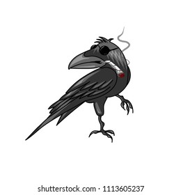 Raven illustration.100% vector. Ideal for logo’s, stickers, flyers, promotions, T-shirts, web design, apps and all other design requirements.
