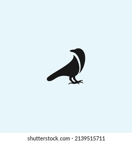 raven logo design vector illustration
