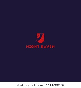 raven logo icon design